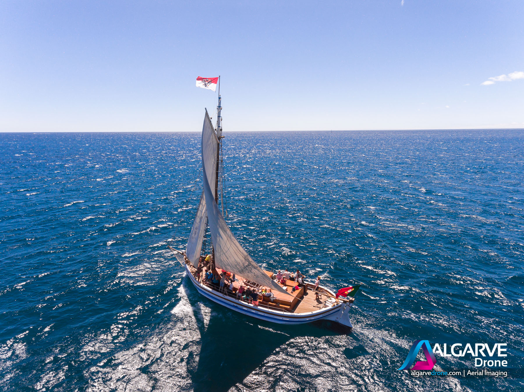Gageiro Sailing Aerial Video Algarve