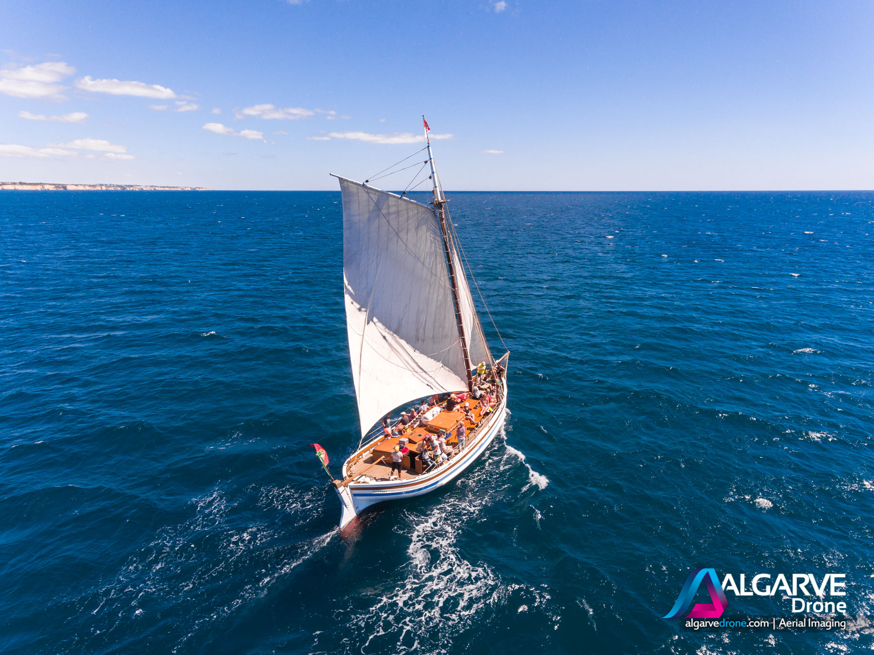 Gageiro Sailing Aerial Video Algarve